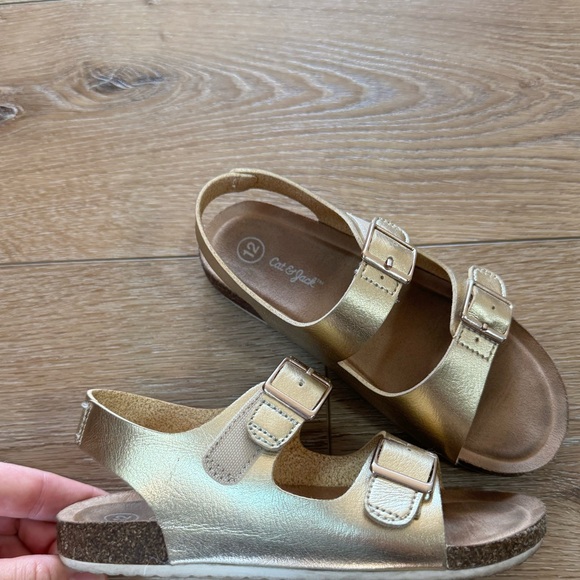 gold sandals by cat & jack - Picture 2 of 5